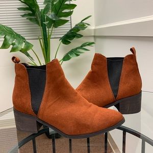 Forever 21 Faux Suede Booties